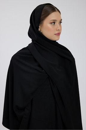 شال مشکی زنانه کرپ Birgül Bektaş - کد 922785623