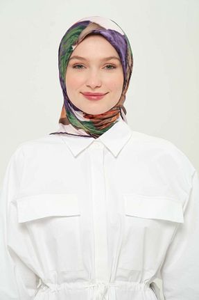روسری رنگی پلی استر Madame Polo - کد 924333242