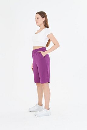 شلوارک و برمودا بنفش زنانه رگولار TRENDHİLL - کد 925914789