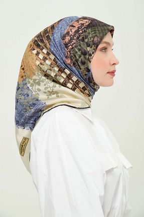 روسری رنگی پلی استر Madame Polo - کد 924355147