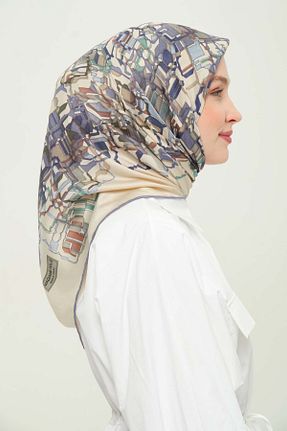 روسری رنگی پلی استر Madame Polo - کد 924329970