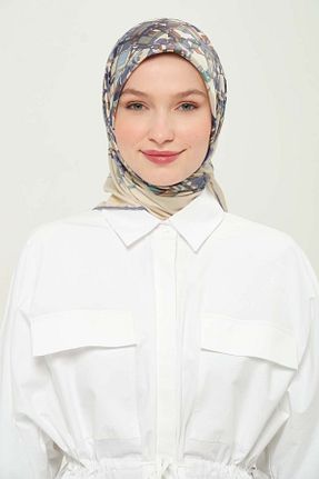 روسری رنگی پلی استر Madame Polo - کد 924329970