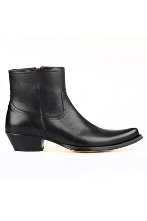 چکمه مشکی مردانه پاشنه متوسط (5-9 سانتی متر) FootCourt - کد 83864955