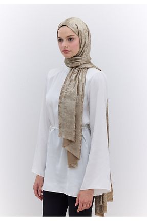 شال طلائی زنانه پلی استر Fresh - کد 852122940