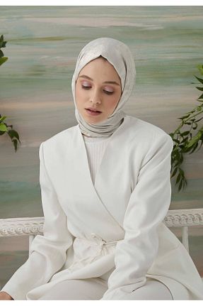 شال سفید زنانه پلی استر Fresh - کد 762692195