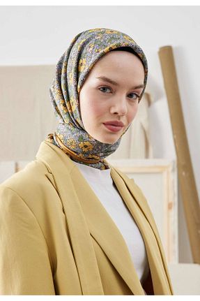 روسری آبی پلی استر Fresh - کد 690708639