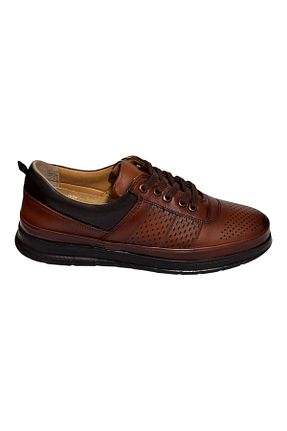 کفش اسنیکر قهوه ای مردانه چرم اصل Greyybull Shoes - کد 926037610