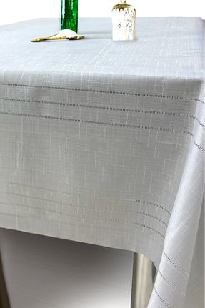 رومیزی طوسی پلی استر Hevia Home - کد 885518620