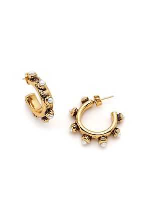 گوشواره مروارید طلائی Mon Reve - کد 917841847