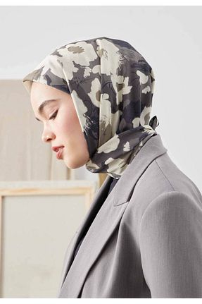 روسری قهوه ای پلی استر Fresh - کد 690691544