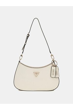 کیف دوشی سفید زنانه پلی اورتان Guess - کد 921543070