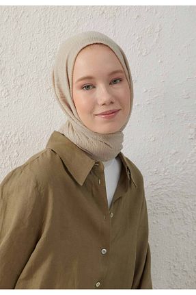 شال بژ زنانه پنبه ای Fresh - کد 759434086