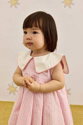 لباس صورتی بچه گانه بافتنی Fahhar Kids - کد 926037896