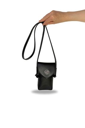 کیف دوشی مشکی زنانه چرم مصنوعی Elory Grace - کد 923693761