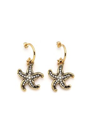 گوشواره مروارید طلائی Mon Reve - کد 917841924