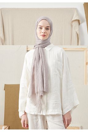 شال قهوه ای زنانه پلی استر Fresh - کد 823697279