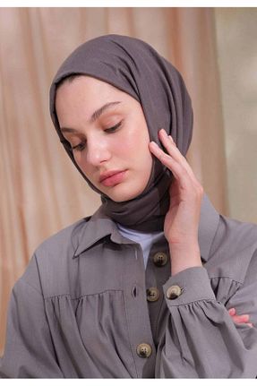 شال طوسی زنانه پنبه ای Fresh - کد 760516208