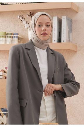 شال طوسی زنانه پلی استر Fresh - کد 746203298
