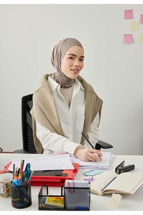 شال طوسی زنانه Fresh - کد 696207668