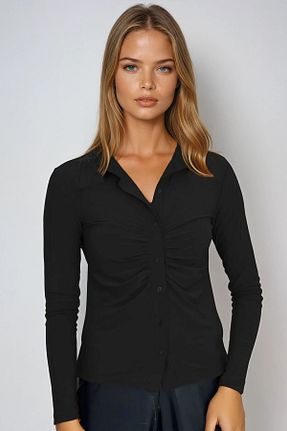 پیراهن مشکی زنانه رگولار VAGGON - کد 925954371
