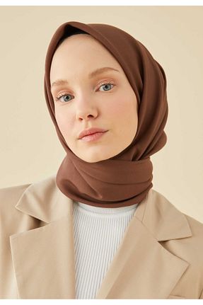 روسری قهوه ای 90 x 90 Fresh - کد 760569298