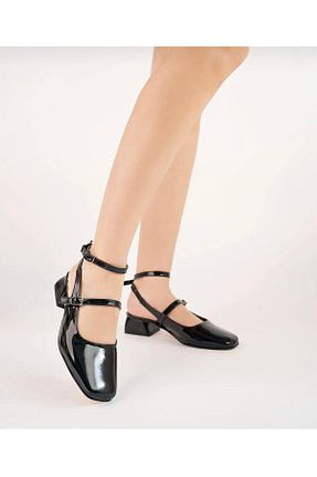 کفش پاشنه بلند کلاسیک مشکی زنانه چرم لاکی ELDORADO - کد 925963320