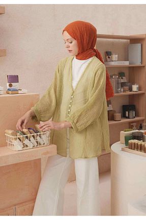 شال نارنجی زنانه پلی استر Fresh - کد 746204155