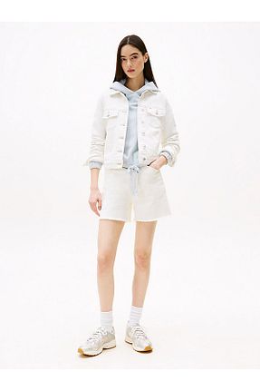 شلوارک و برمودا نباتی زنانه رگولار Tommy Hilfiger - کد 922452378