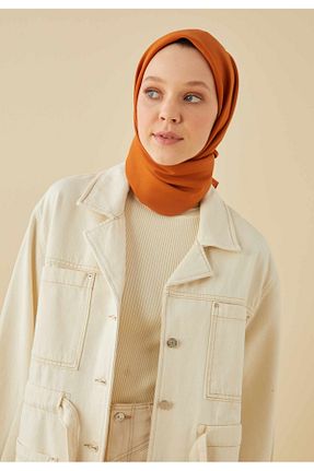روسری قهوه ای پنبه پلی استر Fresh - کد 760109113
