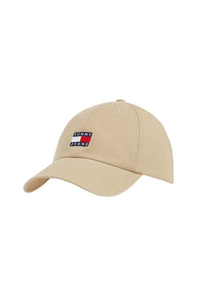 کلاه بژ مردانه پنبه ای Tommy Hilfiger - کد 925953134
