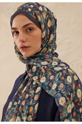 شال سرمه ای زنانه ویسکون Fresh - کد 833546774
