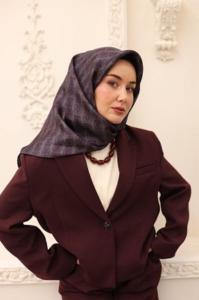 روسری بنفش İpek Tivil Silk Home - کد 881274267