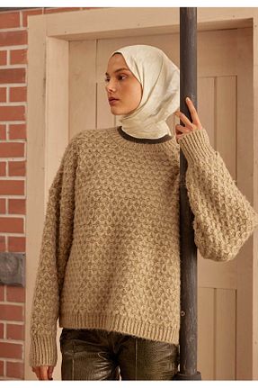 شال قهوه ای زنانه پلی استر Fresh - کد 812625411