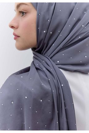 شال طوسی مردانه ابریشم Fresh - کد 851686572