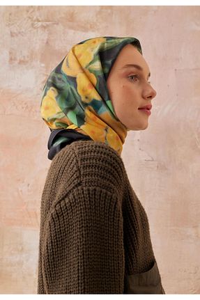 روسری مشکی پلی استر Fresh - کد 812236082