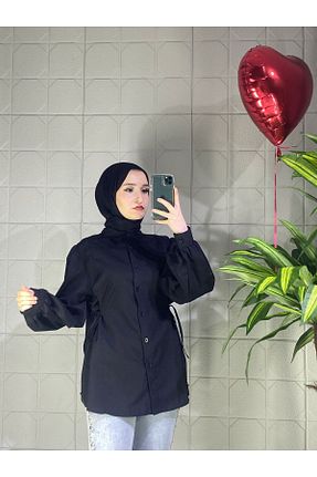پیراهن حجاب مشکی زنانه اورسایز MISRA GİYİM AYSEL ATEŞ - کد 925973291