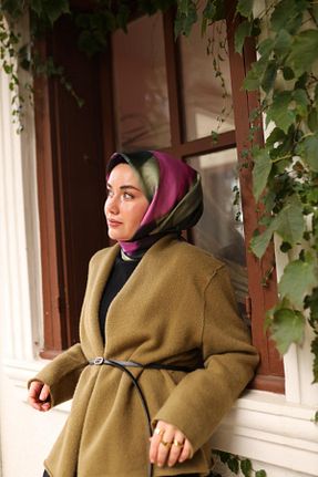 روسری سبز İpek Tivil Silk Home - کد 872191861
