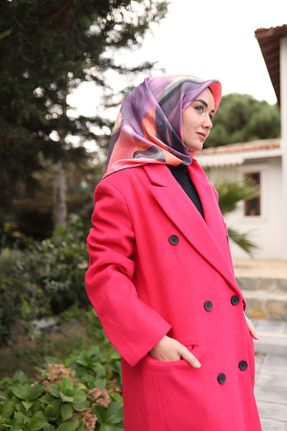روسری بنفش İpek Tivil Silk Home - کد 872375962