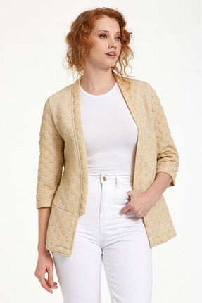 کت بژ زنانه رگولار İkiler - کد 690132926