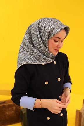 روسری سرمه ای İpek Tivil Silk Home - کد 881273103