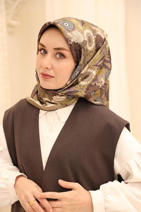 روسری سبز İpek Tivil Silk Home - کد 925290250