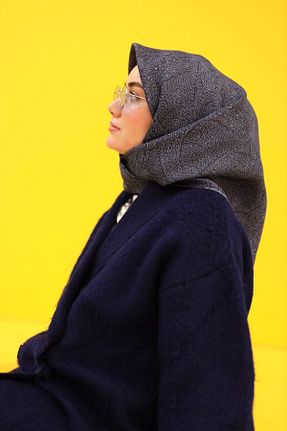 روسری سرمه ای İpek Tivil Silk Home - کد 875988118