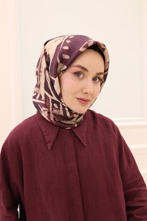 روسری زرشکی İpek Tivil Silk Home - کد 922683697