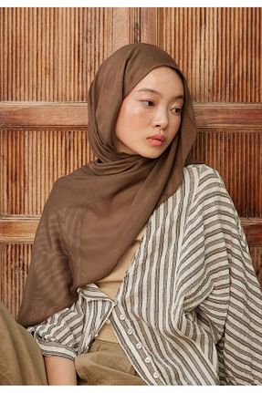 شال قهوه ای مردانه ویسکون Fresh - کد 833112664