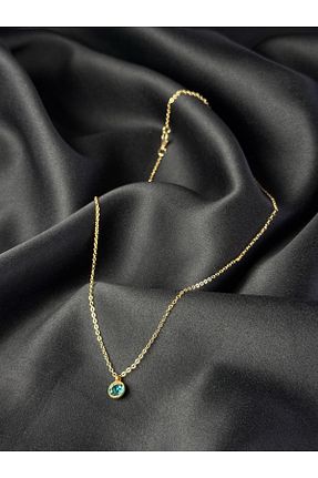 گردنبند استیل ( فولاد ) فیروزه ای زنانه استیل (فولاد) youngsem - کد 925985317