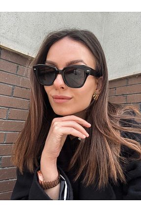 عینک آفتابی مشکی زنانه 49 Goldmine - کد 925982023