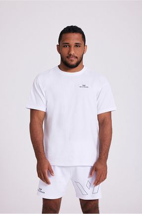 تیشرت سفید مردانه گشاد White in Black Paragon of Style - کد 925999580