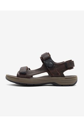 صندل قهوه ای مردانه پاشنه تخت CLARKS - کد 814494860