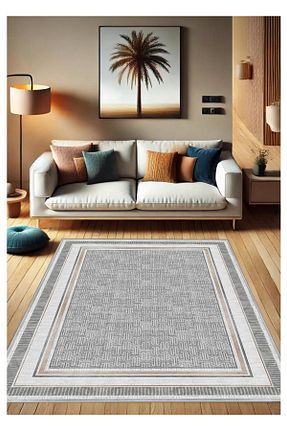 فرش طوسی زیره ضد لغزش STY Home - کد 925995797
