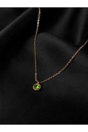 گردنبند استیل ( فولاد ) سبز زنانه استیل (فولاد) youngsem - کد 925989952